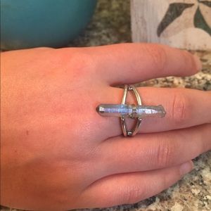 Wire-wrapped stone ring